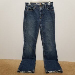 Old Navy jeans 4 Bootcut Just Below Waist lightly distressed denim VINTAGE